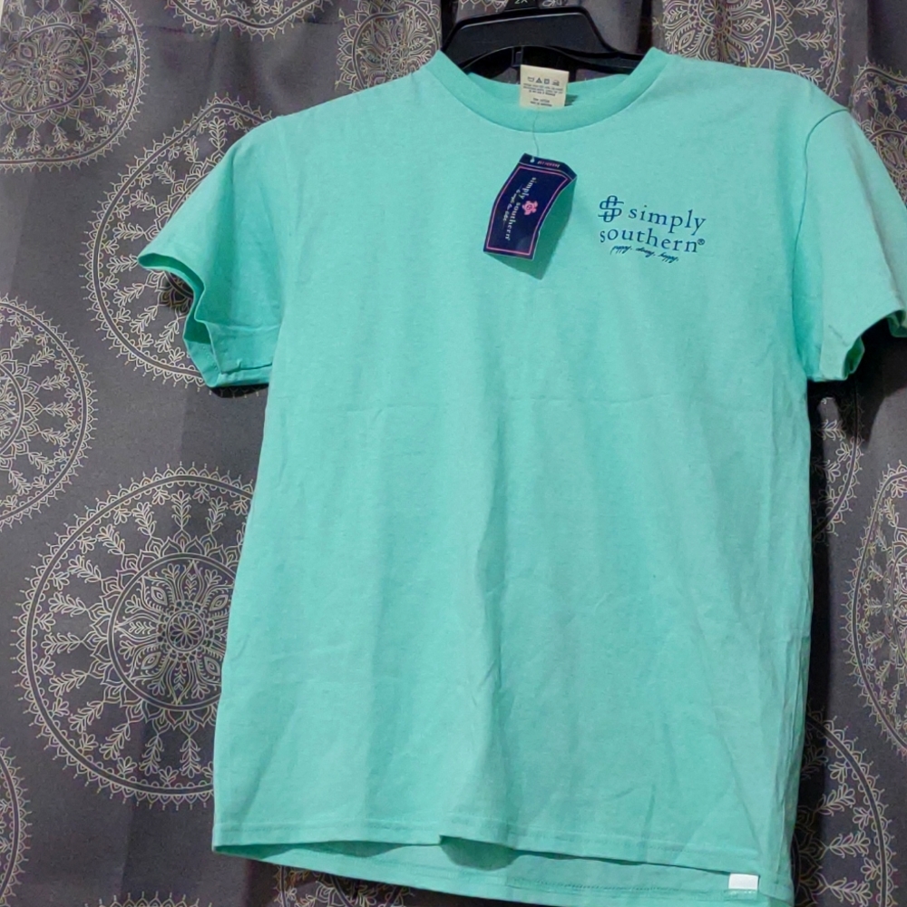 Girls Yth- Large S.Southern Mint grapic tee NW T "Life is Sweet"